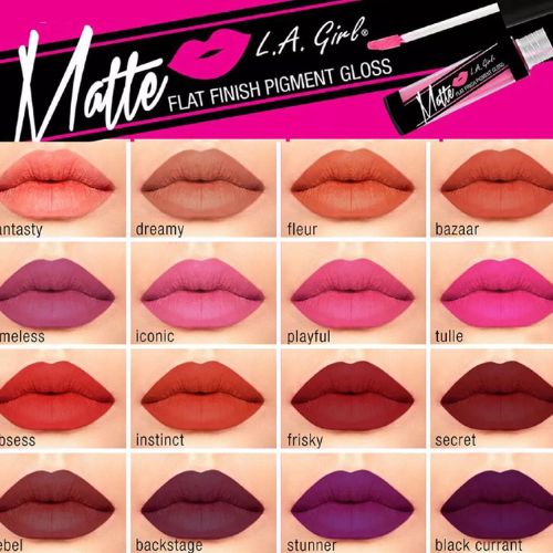 Bargain! L.A. Girl Flat Finish Pigment Gloss